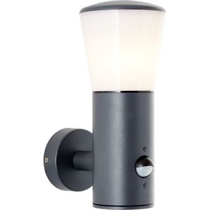 Brilliant Cliffi - Buiten wandlamp met bewegingssensor - Antraciet