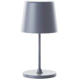 Brilliant Kaami oplaadbare Tafellamp - Buiten - LED 2W 3000K - 3 Stepdim - IP44 - Grijs