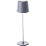 Brilliant Kaami oplaadbare Tafellamp - Buiten - LED 2W 3000K - 3 Stepdim - IP44 - Grijs