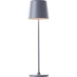 Brilliant Kaami oplaadbare Tafellamp - Buiten - LED 2W 3000K - 3 Stepdim - IP44 - Grijs