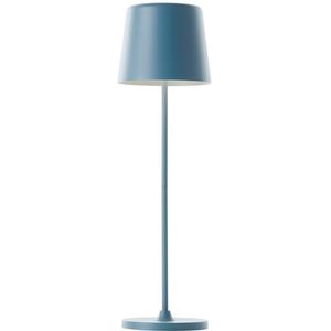 Brilliant Kaami LED tafellamp, dimbaar, lichtblauw