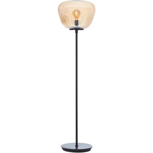Brilliant - Kaizen - Vloerlamp - Amber/zwart - Glas