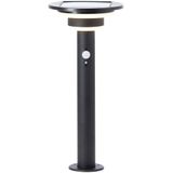 Brilliant - Garvina - Buiten Sokkellamp - Zwart - LED 3W - Solar - IP44