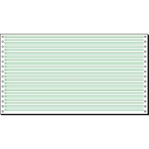SIGEL 08371 eindeloos papier, 8 inch x 375 mm (203 x 375 mm), 60 g, 2000 vellen 1 voudig, met leeslijnen, printerpapier
