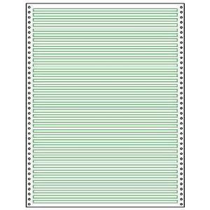 SIGEL 12247 eindeloze papier 12 inch x 240 mm (A4 hoog), 60 g, 2000 vellen LP, 1-voudig, met leeslijnen