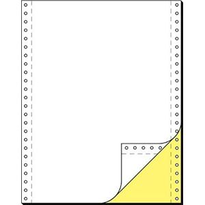 SIGEL 33242 eindeloze papier 12 inch x 240 mm (A4 hoog), 60/57 g, 1000 Sets LP, kopie geel + AHL, SD, 2-voudig