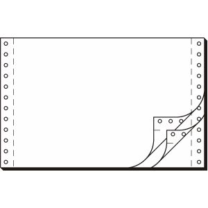 SIGEL - 36243 - Eindeloos Papier - Wit - 6 inch x 240 mm - 1200 Sets - 3-voudig