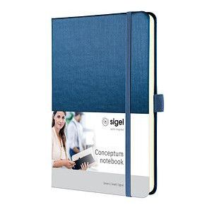 SIGEL CO403 Notizboek Conceptum, ca. A5, gelinieerd, blauw
