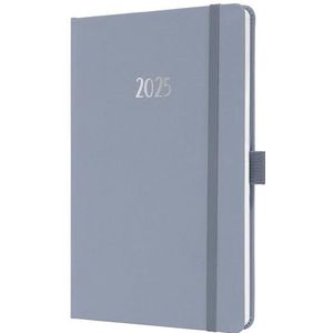 Sigel agenda 2025 - Jolie Feel - A5 - hardcover - 7 dagen/ 2 pagina's - light lilac - SI-J5407