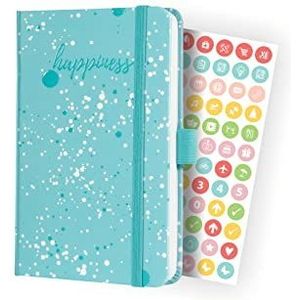 Sigel agenda 2024 - Jolie Beauty - A6 - hardcover - 7 dagen / 2 pagina's - blue happiness - SI-J4302