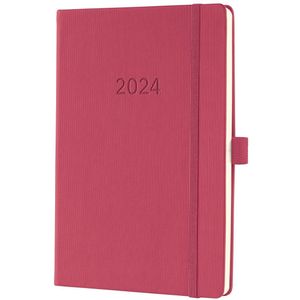 SIGEL C2470 Weekplanner 2024, A5, hardcover, rood - Conceptum