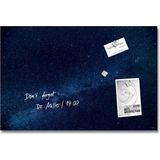 Sigel glasmagneetbord - Artverum - 60x40cm - Galaxy blauw - SI-GL283