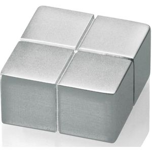 Sigel glasbord magneet - 20x10x20mm - C10 extra sterk - zilver - SI-BA195