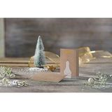 Sigel Weihnachtskarte A6 (A5) 225g 10+10 Stück Kraftk. Polar bear w. s