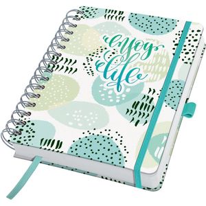 Sigel Tagesplaner Jolie (EN) undatiert ca. A5 Mint Inspiration 240 Sei