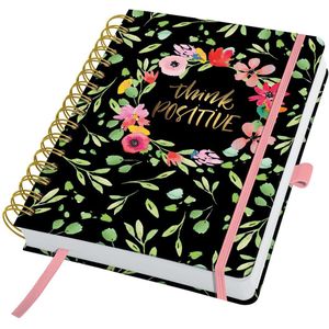 Sigel agenda A5 - JOLIE BEAUTY - Engelstalig - ongedateerd - Flower Love - hardcover - SI-JP200