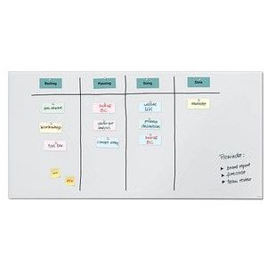 Sigel - GL525 Glas-Whiteboard Artverum 200 x 100 cm - weiß GL525-A