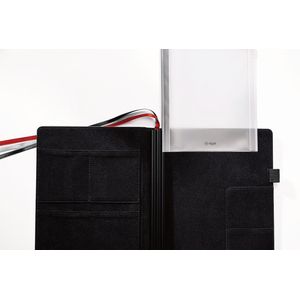 Gleitverschlusstasche Conceptum flex A5 mit Zip-Verschluss Kunststoff grau