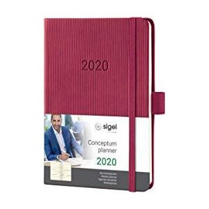 SIGEL C2069 weekkalender 2020, ca. A6, hardcover, rood, conceptum - andere modellen