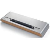 SIGEL Stiftablage 24,0 x 7,5 x 2,3 cm silber/holzfarben