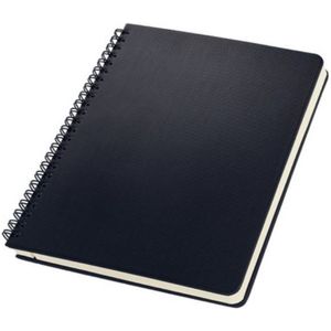 Sigel - spiraal notitieboek - Conceptum - A5 - zwart - hardcover - 160 pagina's - lijn - 80 grams papier - SI-CO823