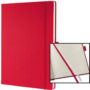 Notizbuch Conceptum A4 194 Seiten Hardcover liniert 80g red