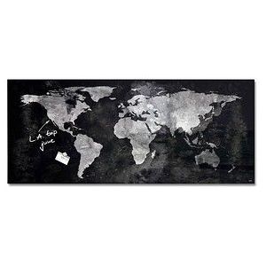 SIGEL Glas-Magnettafel artverum® 130,0 x 55,0 cm World-Map