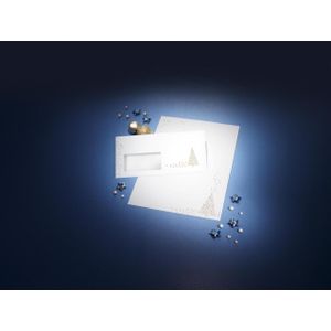 Sigel Designpapier WeihnachtenA4 90g VE=100 Blatt Golden Tree Goldpräg