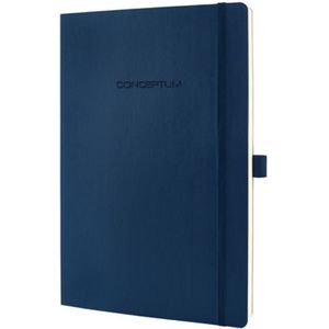 Sigel notitieboek - Conceptum Pure - A4 - softcover - blauw - 194 pagina's - 80 grams - ruit - SI-CO316