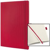 Notizbuch Conceptum A4 194 Seiten Softcover kariert 80g red