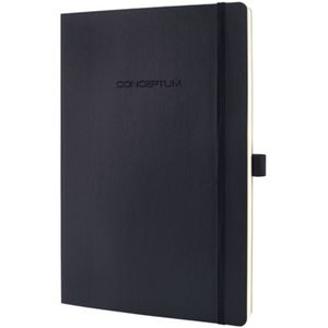 3 x Sigel Notizbuch Conceptum A4 194 Seiten Softcover liniert 80g blac