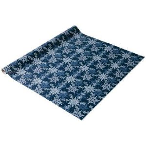 SIGEL GP114 kerstcadeaupapier blauw/wit | 1 rol 5m x 70cm | ""Frosty Night