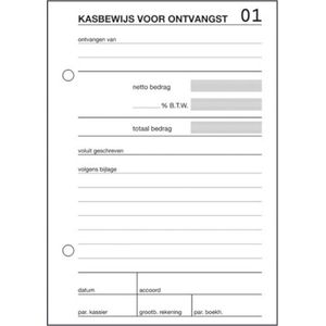 Sigel Kasbewijs Ontvangst - Expres - A6 - 100 Vel - SI-43006
