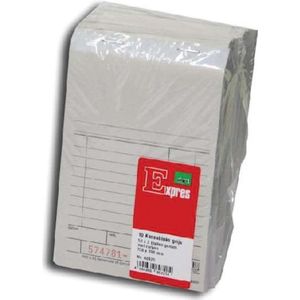10x Kassablok -bonnenboekje Expres SI-40925 - 100x158mm - 50x2vel