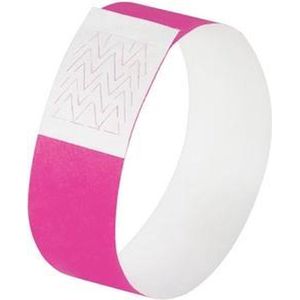 Sigel super soft evenementenbandjes | neon roze | 520 stuks