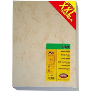 sigel marmer-papier xxl superpak a4 90gr fijnpapier
