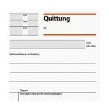 Sigel Formularbuch Quittung A6 quer VE=3x50 Blatt