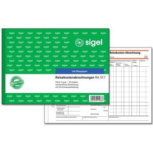 SIGEL Reisekostenabrechnung wöchentlich Formularbuch RA517