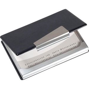Sigel visitekaartjes houder - aluminium - voor 20 kaartjes - SI-VZ131