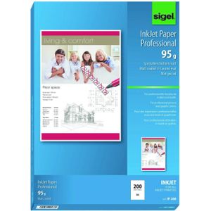 SIGEL - IP288 - InkJet Papier - Wit - Gecoat - A4 - 200 Vel