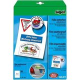 Inkjetf. Sigel zelfklevend - A4 transparant 270 micron