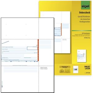 100 SIGEL SEPA-Orderscheck  Bankformulare ZV535