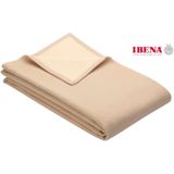 IBENA Wohndecke ""Cotton Pur"" naturweiß 140 x 200 cm
