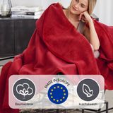 IBENA Wohndecke »Luxus«, verschiedene Größen, unifarbenes Design, Kuscheldecke