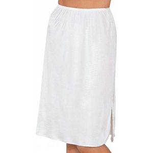 Nina von C - Lange Onderrok - Wit - 81% Viscose, 19% Polyester, 60 cm