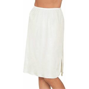 Nina von C - Lange Onderrok - Wit - 81% Viscose, 19% Polyester, 60 cm