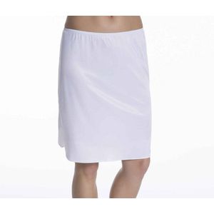 Nina von C - Lange Onderrok - Wit - 81% Viscose, 19% Polyester, 60 cm