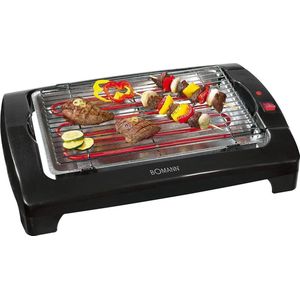 Bomann BQ 1240 CB, 2000 W, Schwarz, 230 V, 50 Hz, 480 mm, 360 mm
