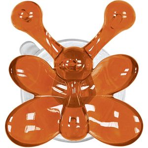 Kleine Wolke MS kunststof wandhaken, oranje