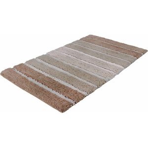 Kleine Wolke Phoenix 4045271135 badmat, katoen/polyester, 60 x 60 x 0,3 cm, taupe